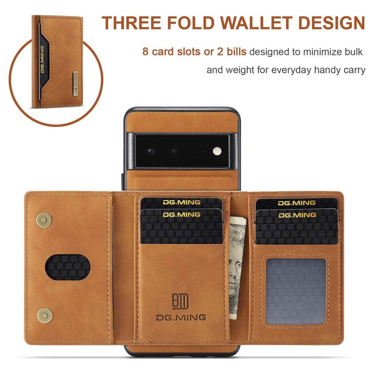 2 in 1 Detachable Pixel 6 Pro Card Pocket Wallet