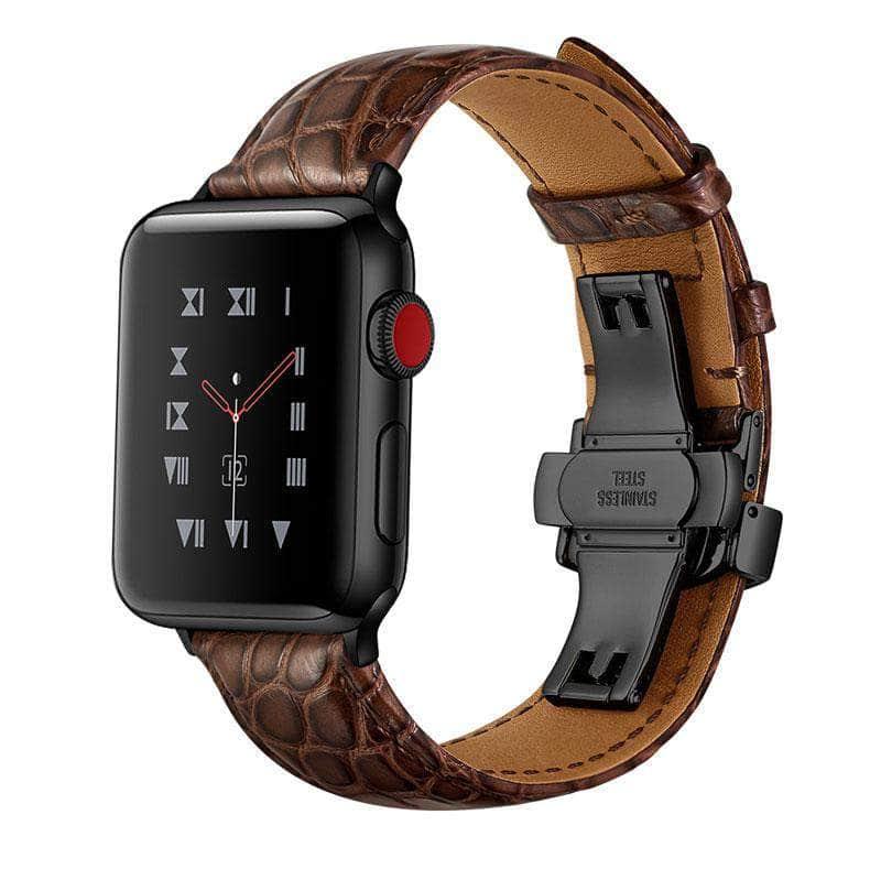 Alligator Look Leather Apple Watch 6 5 4 3 SE 44/42/40/38