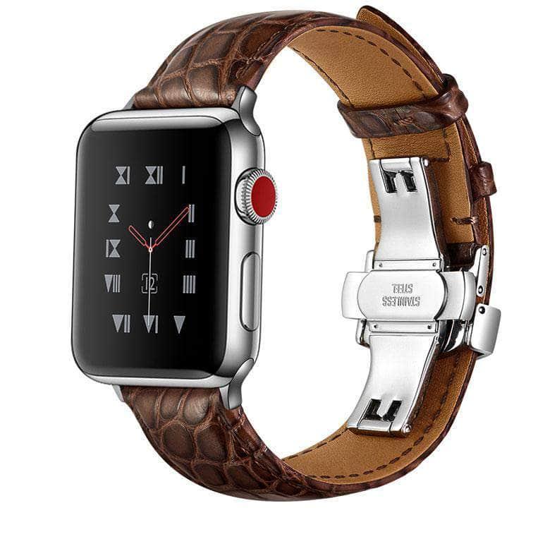 Alligator Look Leather Apple Watch 6 5 4 3 SE 44/42/40/38