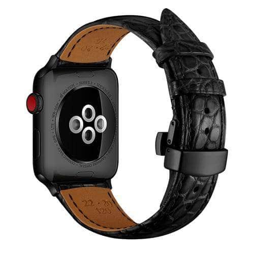 Alligator Look Leather Apple Watch 6 5 4 3 SE 44/42/40/38