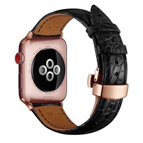 Alligator Look Leather Apple Watch 6 5 4 3 SE 44/42/40/38