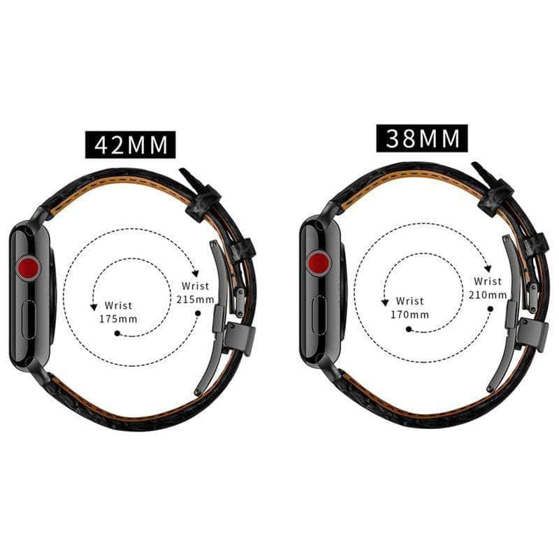 Alligator Look Leather Apple Watch 6 5 4 3 SE 44/42/40/38