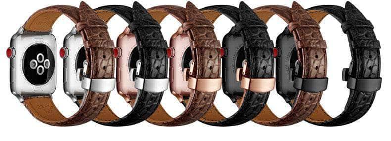 Alligator Look Leather Apple Watch 6 5 4 3 SE 44/42/40/38