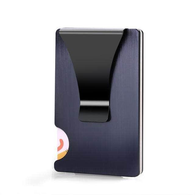 Carbon Fiber Card Holder Mini Slim Wallet RFID Magic Wallet