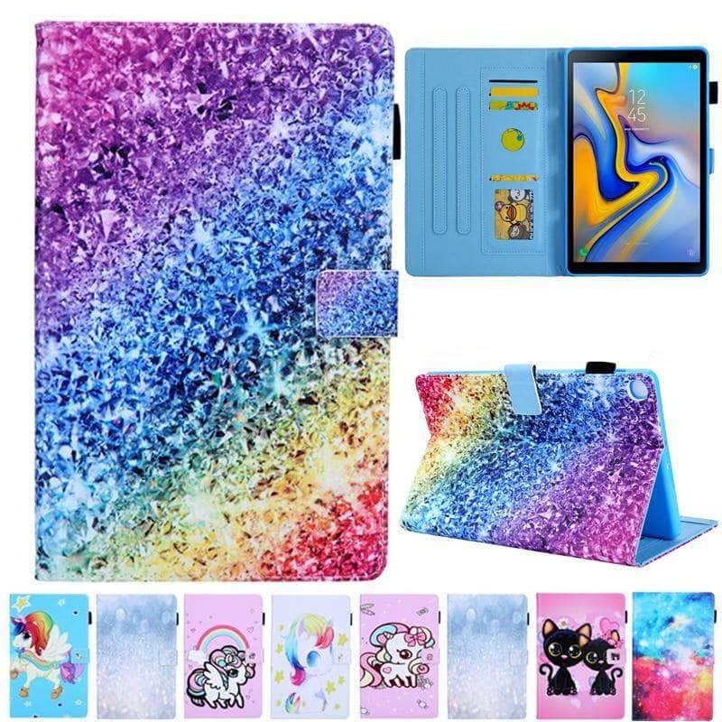 CaseBuddy Australia Casebuddy Galaxy Tab A7 Lite T220 T225 Cartoon Leather Stand Case