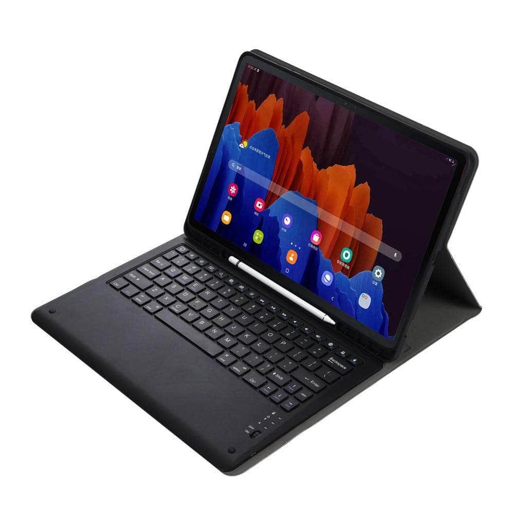 CaseBuddy Australia Casebuddy Detachable Wireless Bluetooth Keyboard Galaxy Tab S7 Lite 12.4 T730 T735 Silicone Case