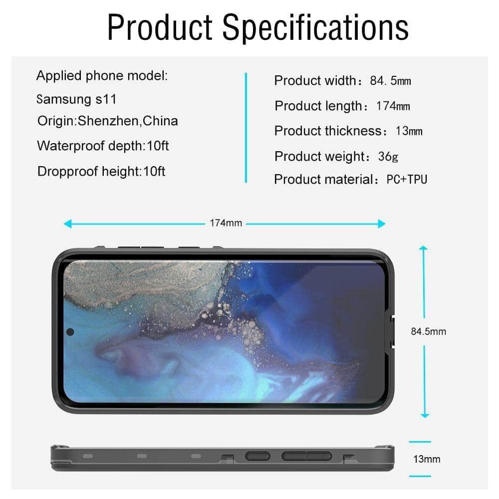 CaseBuddy Australia Casebuddy Diving Swim Dust Proof Samsung Galaxy S20 Ultra Plus IP68 Waterproof Full Cover