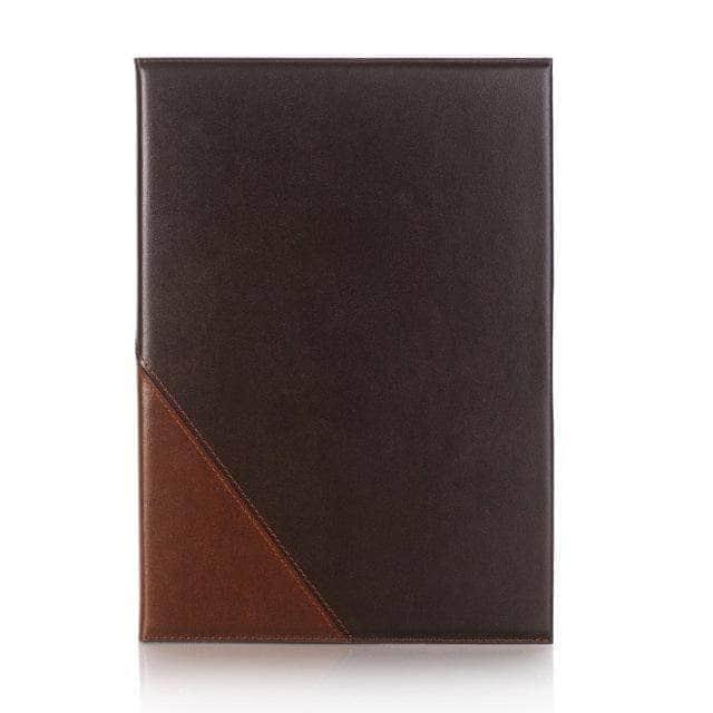 CaseBuddy Casebuddy Brown Double Color Leather Look Book Smart Sleep Awake Cover iPad Air 3 2019