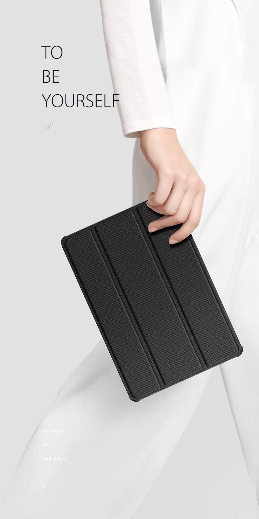 CaseBuddy Australia Casebuddy DUX DUCIS Galaxy Tab S8 X700 Leather Series Smart Sleep Wake Pencil Holder Case