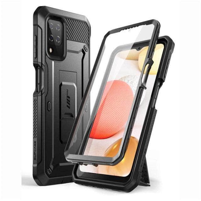 CaseBuddy Australia Casebuddy PC + TPU / Black Galaxy A12 SUPCASE UB Pro Full-Body Rugged Holster Built-in Screen Protector Case