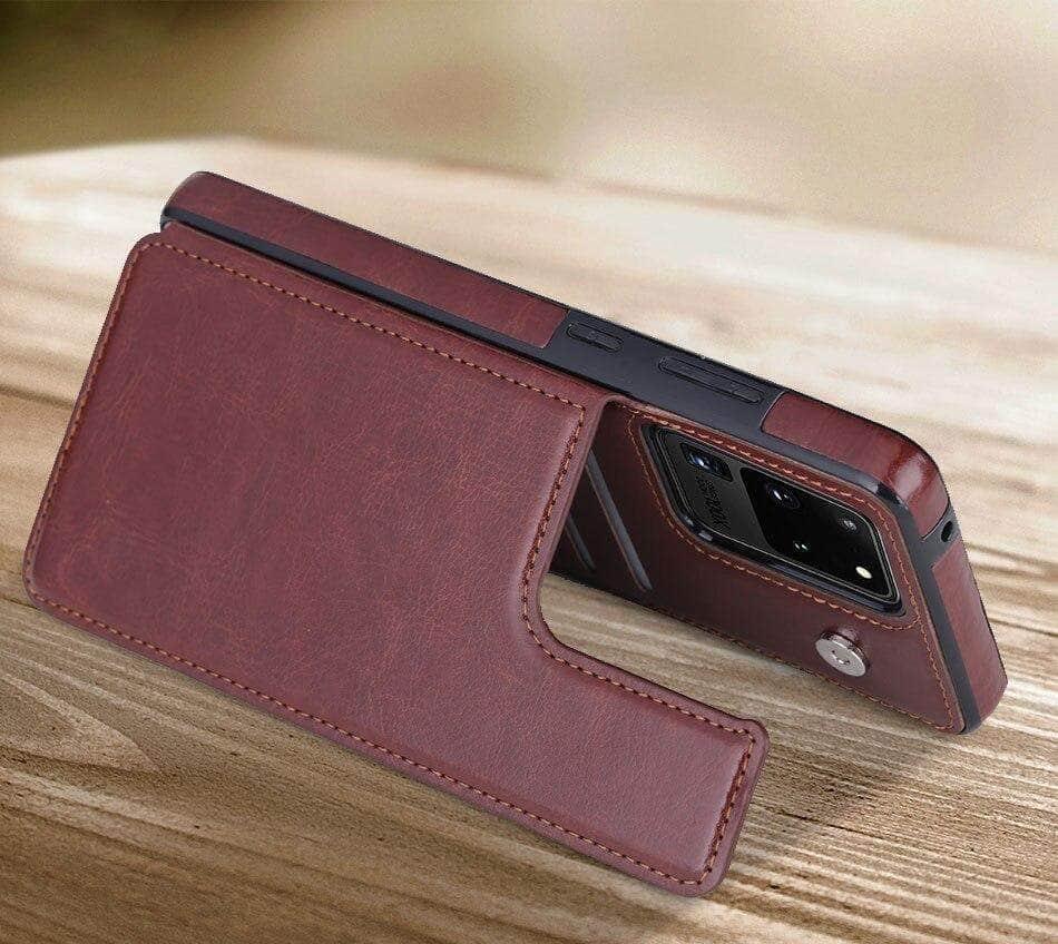 Galaxy S20 Plus S20 Ultra 5G Retro Vintage Wallet Case - CaseBuddy