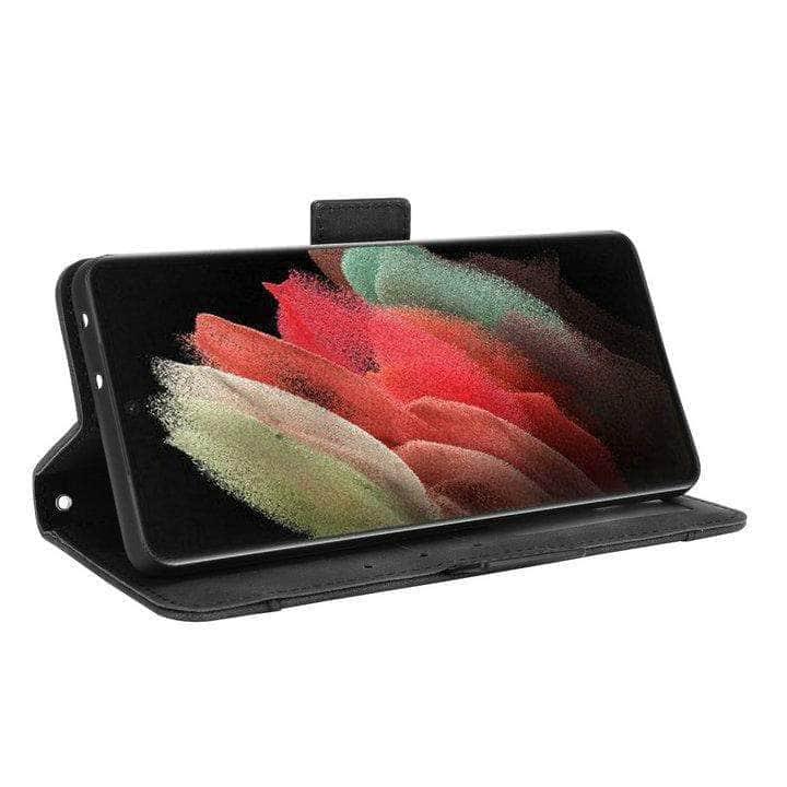 CaseBuddy Australia Casebuddy Galaxy S21 Removable Card Slot Leather Cover