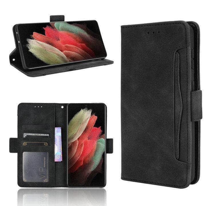 CaseBuddy Australia Casebuddy Galaxy S21 Removable Card Slot Leather Cover