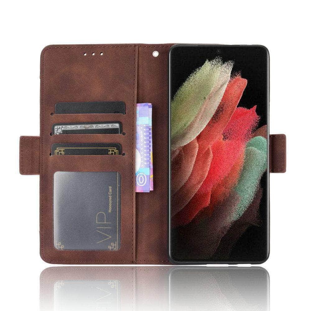 CaseBuddy Australia Casebuddy Galaxy S21 Removable Card Slot Leather Cover