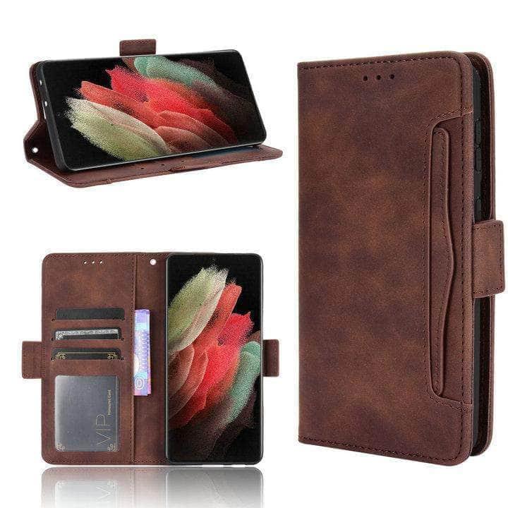 CaseBuddy Australia Casebuddy Galaxy S21 Removable Card Slot Leather Cover