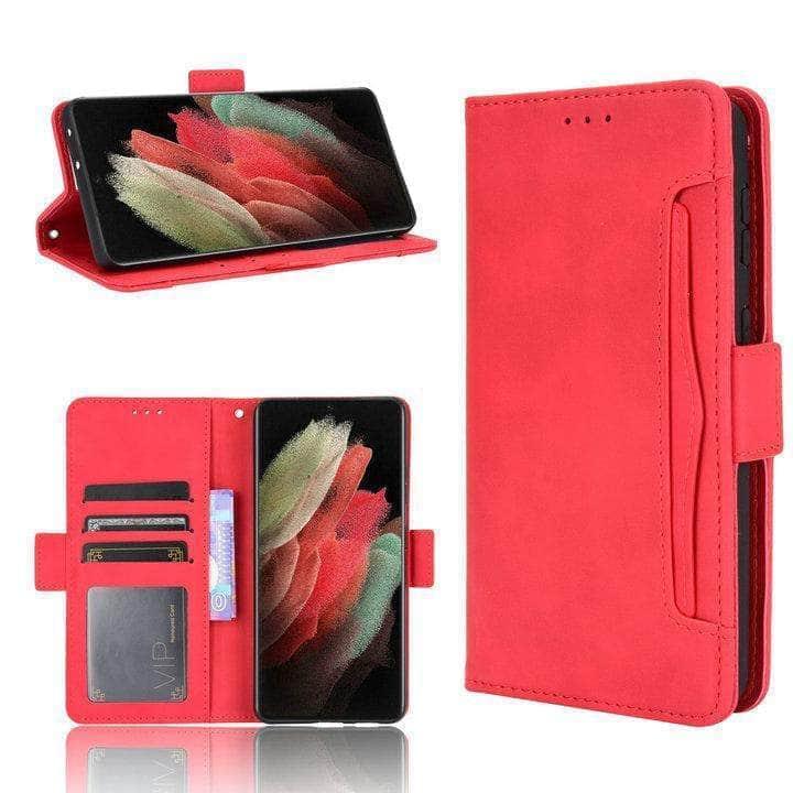 CaseBuddy Australia Casebuddy Galaxy S21 Removable Card Slot Leather Cover