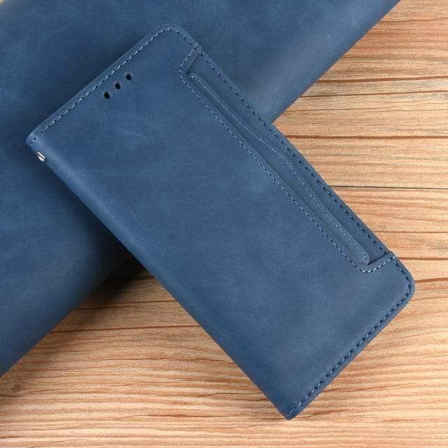 CaseBuddy Australia Casebuddy For Galaxy S21 Plus / Blue Galaxy S21 Removable Card Slot Leather Cover