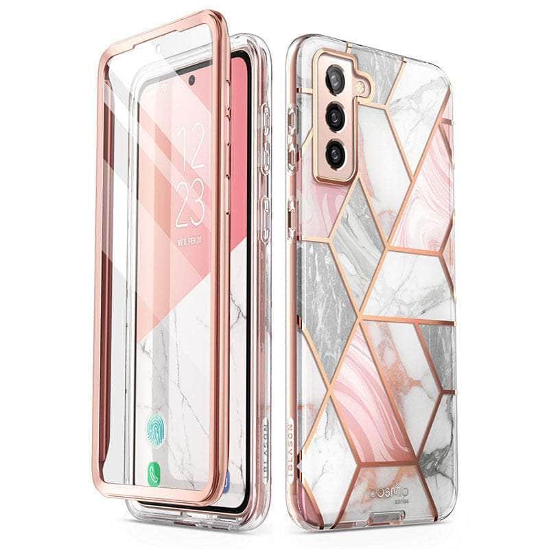 CaseBuddy Australia Casebuddy PC + TPU / Marble Galaxy S22 Case (2022) I-BLASON Cosmo Slim Stylish Protective Bumper