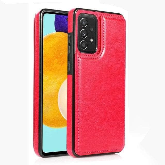 CaseBuddy Australia Casebuddy S22 / Rose Red Galaxy S22 Flip Wallet