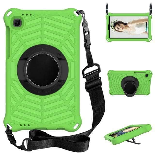 CaseBuddy Australia Casebuddy Green / A7 Lite SM-T220 Galaxy Tab A7 Lite 2021 T220 T225 Kids Safe EVA Tablet Stand