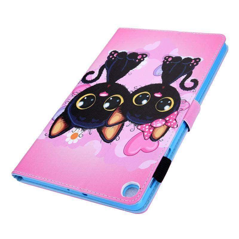 CaseBuddy Australia Casebuddy Galaxy Tab A7 Lite T220 T225 Cartoon Leather Stand Case