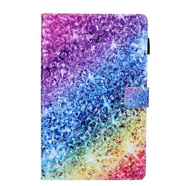 CaseBuddy Australia Casebuddy L / Tab A7 Lite 8.7 inch Galaxy Tab A7 Lite T220 T225 Cartoon Leather Stand Case