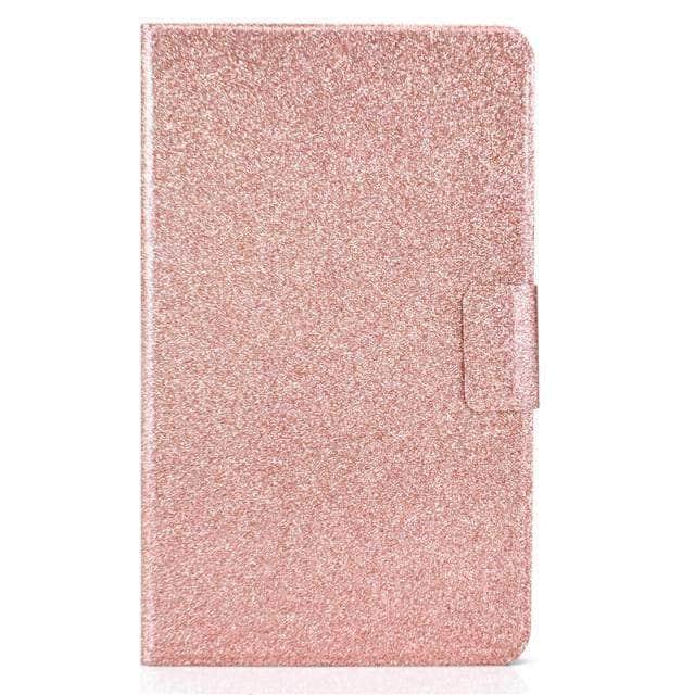 CaseBuddy Australia Casebuddy Rose Gold / Tab A7 Lite 8.7 inch Galaxy Tab A7 Lite T220 T225 Glitter Bling Leather Case