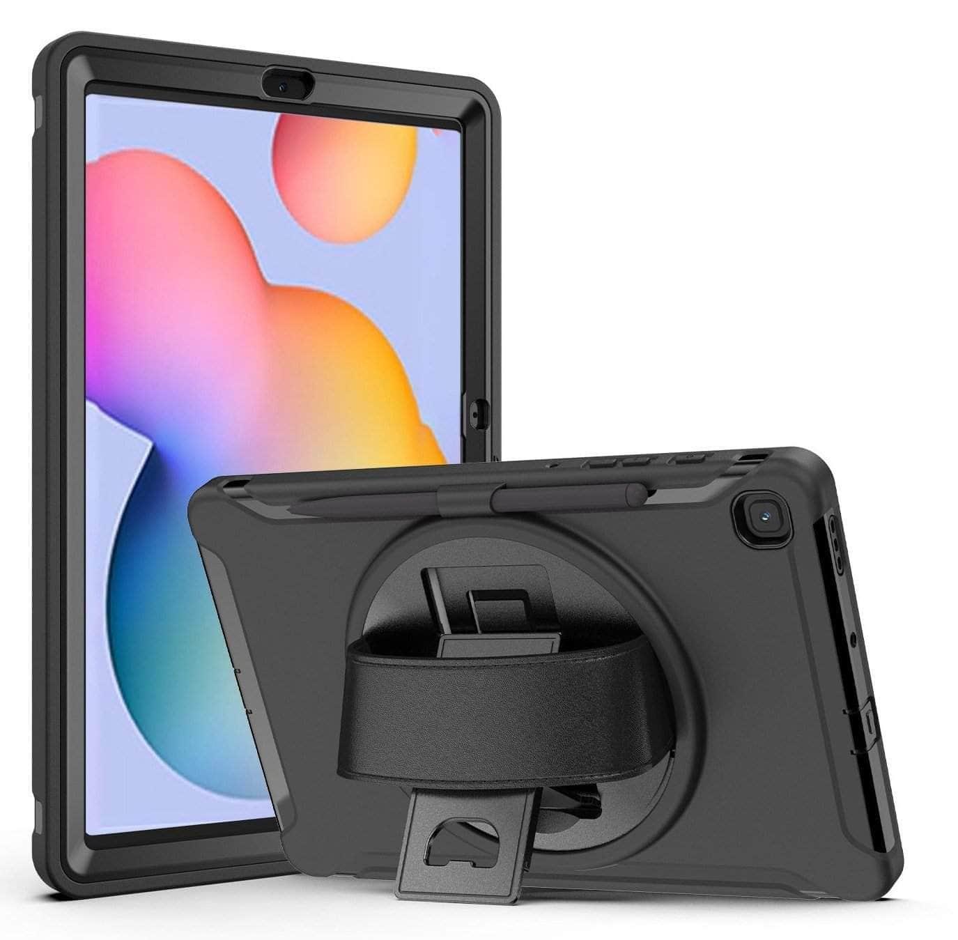 CaseBuddy Australia Casebuddy Galaxy Tab S6 Lite 10.4 P610 P615 Rotation Shockproof Heavy Duty Rugged Case