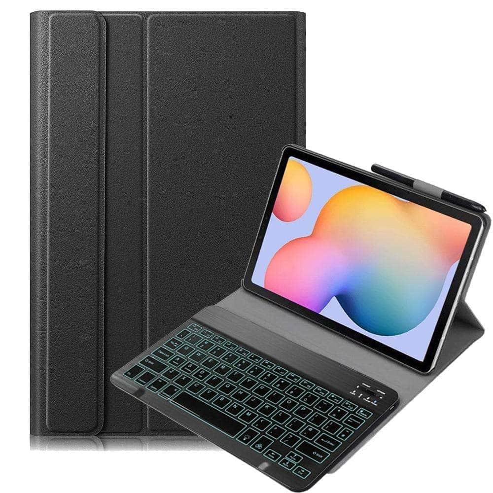 CaseBuddy Australia Casebuddy Galaxy Tab S6 Lite 10.4 P610 P615 Wireless Bluetooth Keyboard Backlit Case