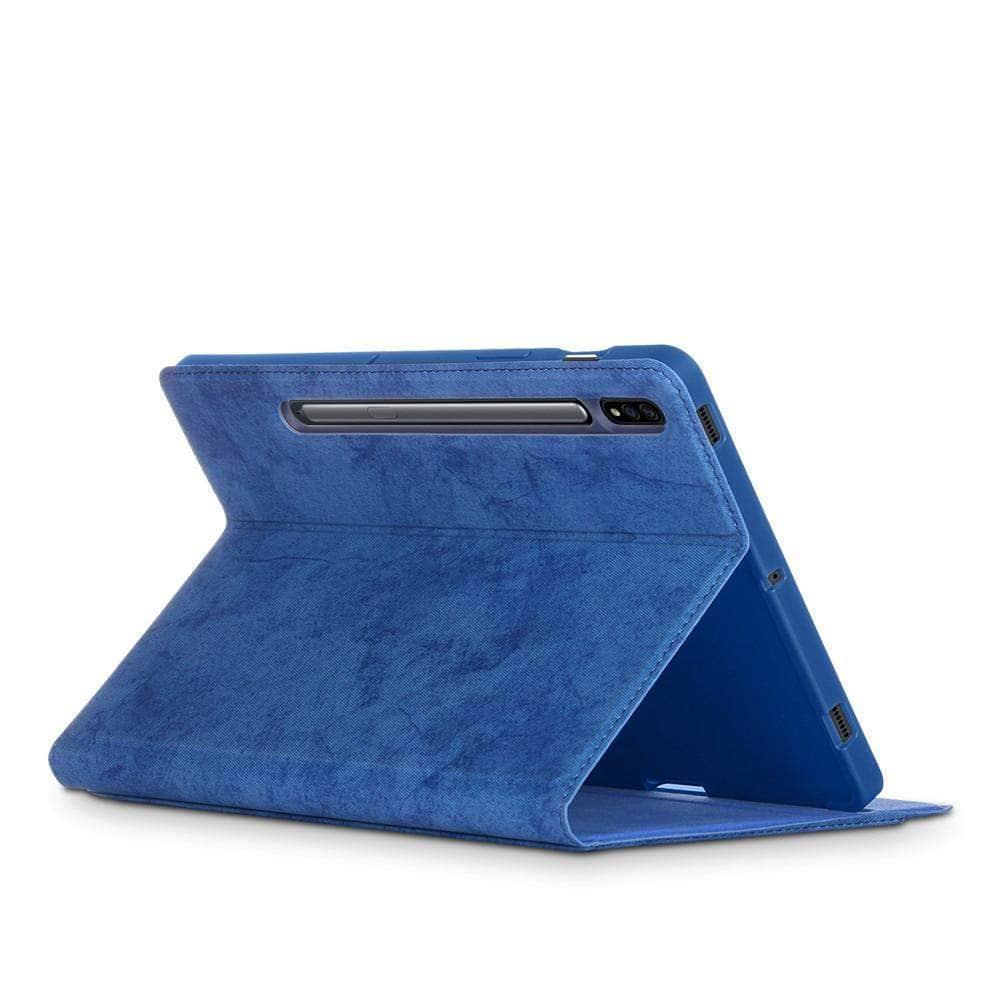 Galaxy Tab S7 11 T870 T875 Folding Flip Stand Wallet Case - CaseBuddy