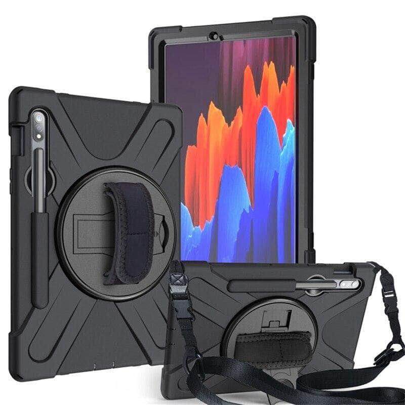 Galaxy Tab S7 11 T870 T875 Rugged Hybrid Stand Rotate Case - CaseBuddy