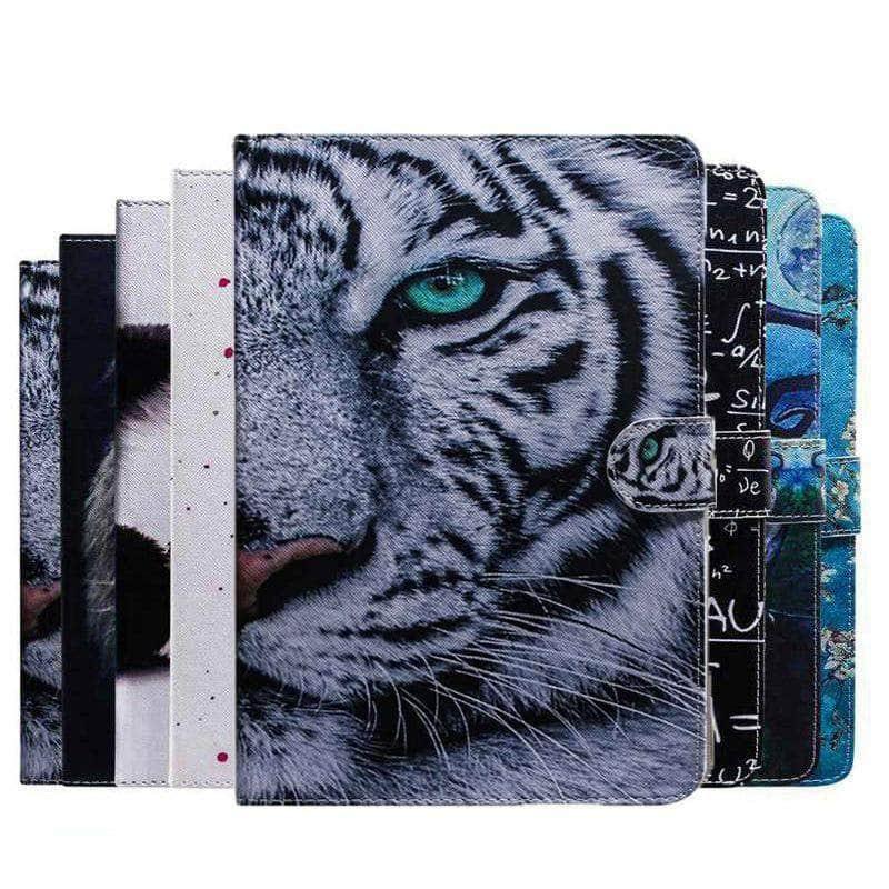 Galaxy Tab S7 11 T870 T875 TPU Smart Painted Leather Tablet Stand Case - CaseBuddy