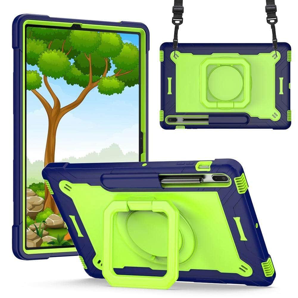 CaseBuddy Australia Casebuddy Galaxy Tab S7 Lite 12.4 T730 T735 Heavy Duty Shockproof Stand