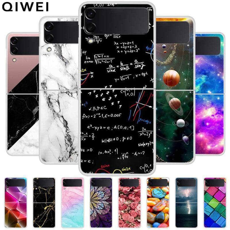 CaseBuddy Australia Casebuddy Galaxy Z Flip 3 Themed Clear Hard PC Back Cover