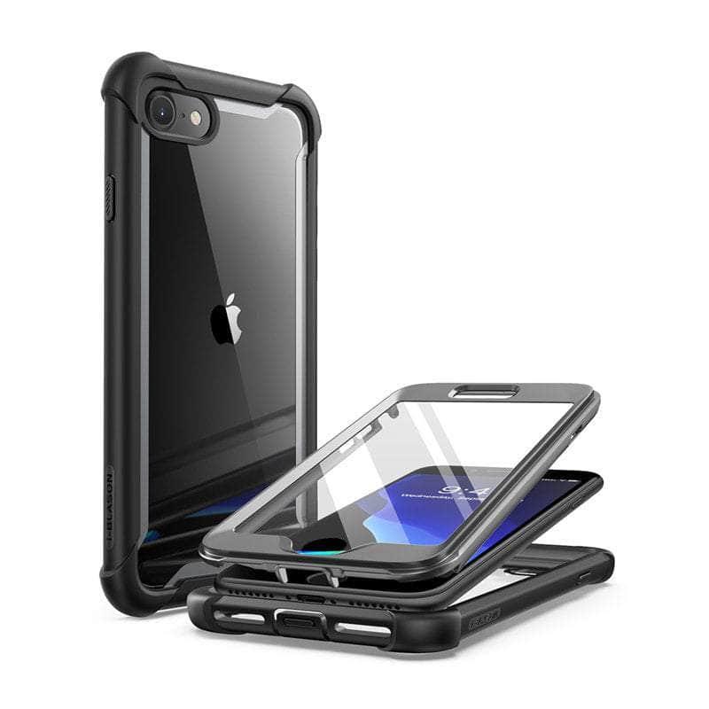 CaseBuddy Australia Casebuddy I-BLASON iPhone SE 2022 Full-Body Rugged Clear Bumper Cover