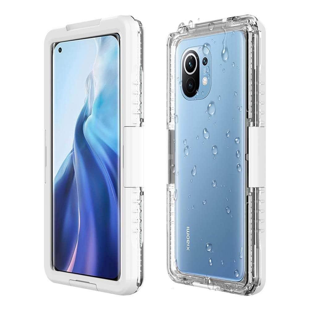 Casebuddy White / for Google Pixel 6 IP68 Waterproof Pixel 6 Armor Diving Case