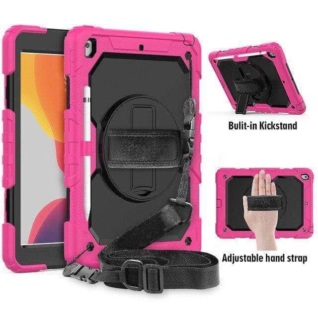 CaseBuddy Casebuddy A9 iPad 10.2 2019/2020 (iPad 7/8) 360 Rotating Protective Case Strap