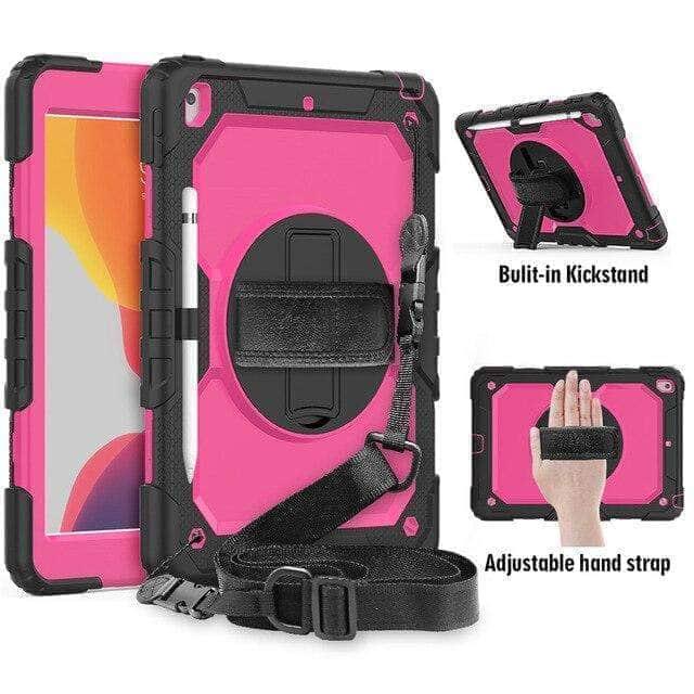CaseBuddy Casebuddy A3 iPad 10.2 2019/2020 (iPad 7/8) 360 Rotating Protective Case Strap