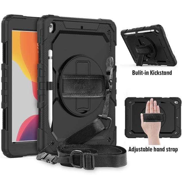 CaseBuddy Casebuddy A5 iPad 10.2 2019/2020 (iPad 7/8) 360 Rotating Protective Case Strap