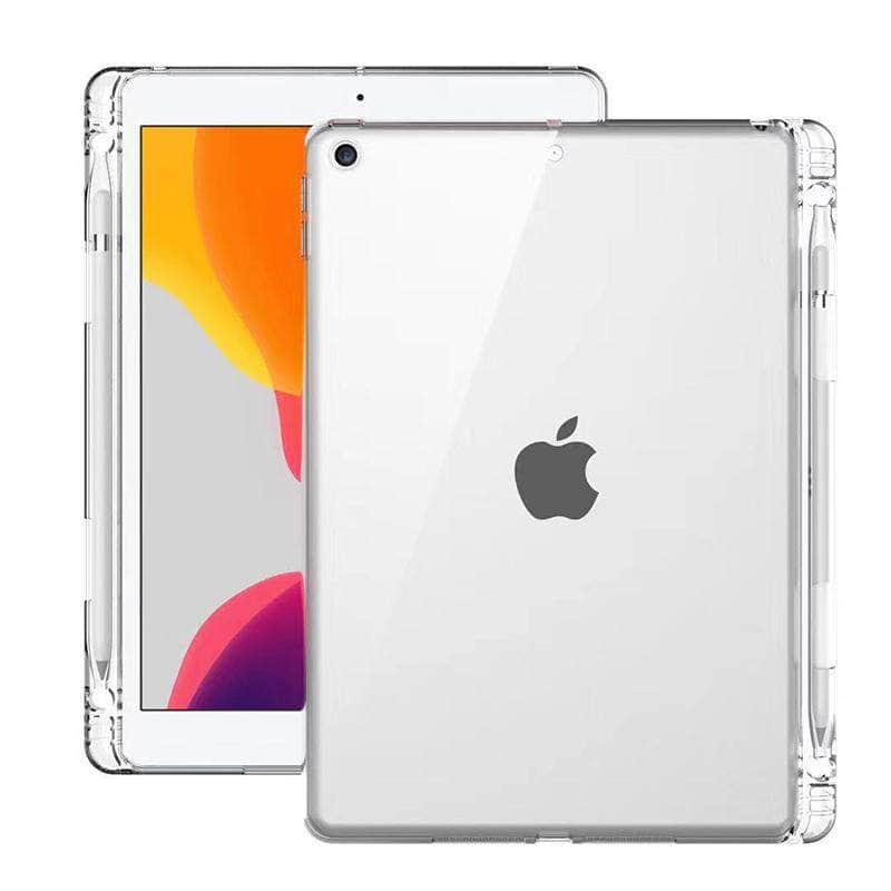 iPad 10.2 2019/2020 (iPad 7/8) TPU Clear Transparent Silicone Gradient Color Cover - CaseBuddy