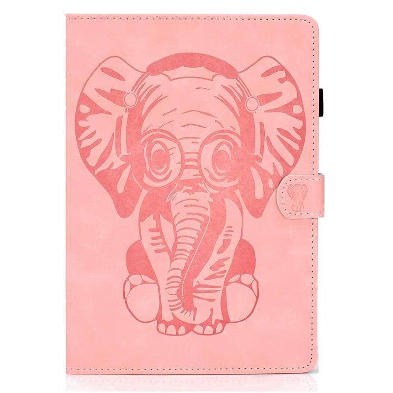 iPad Air 4 10.9 2020 Elephant Leather Stand Case - CaseBuddy