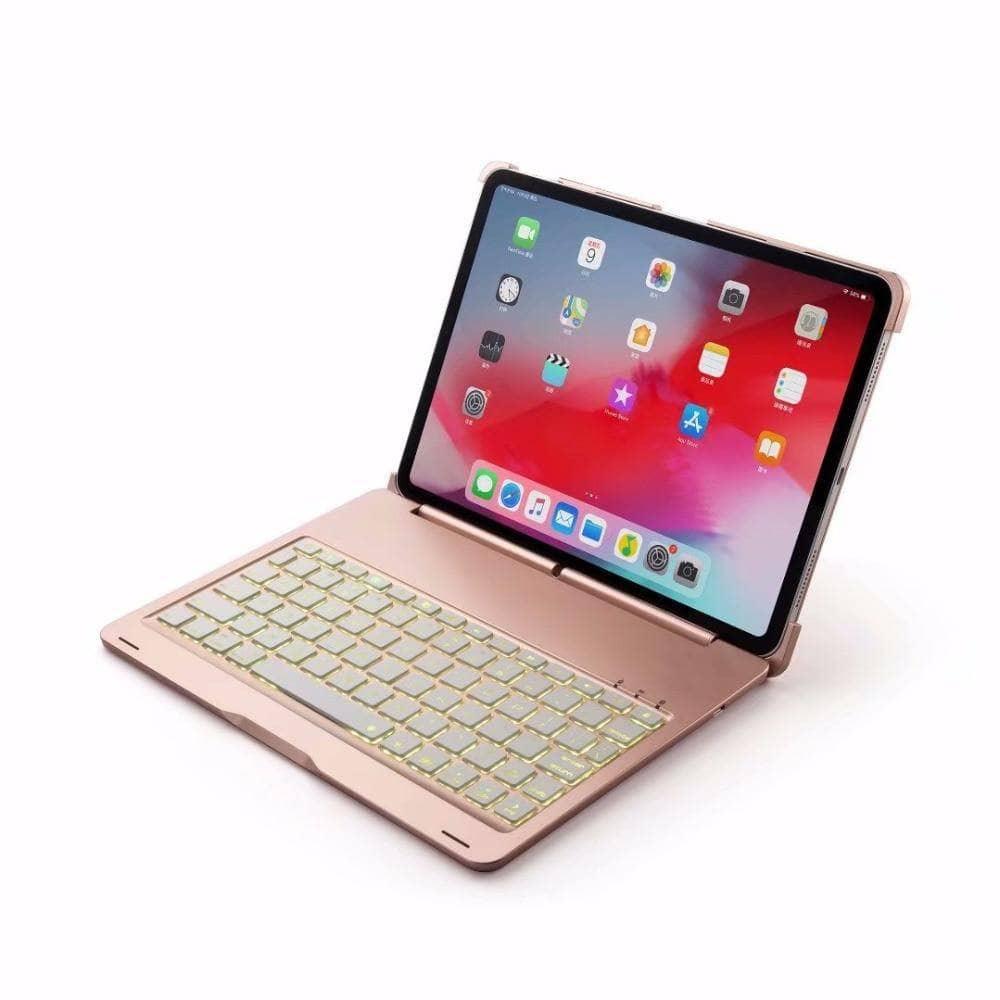 iPad Pro 11 2018 360 Bluetooth Wireless Backlit Keyboard Case A1980 - CaseBuddy