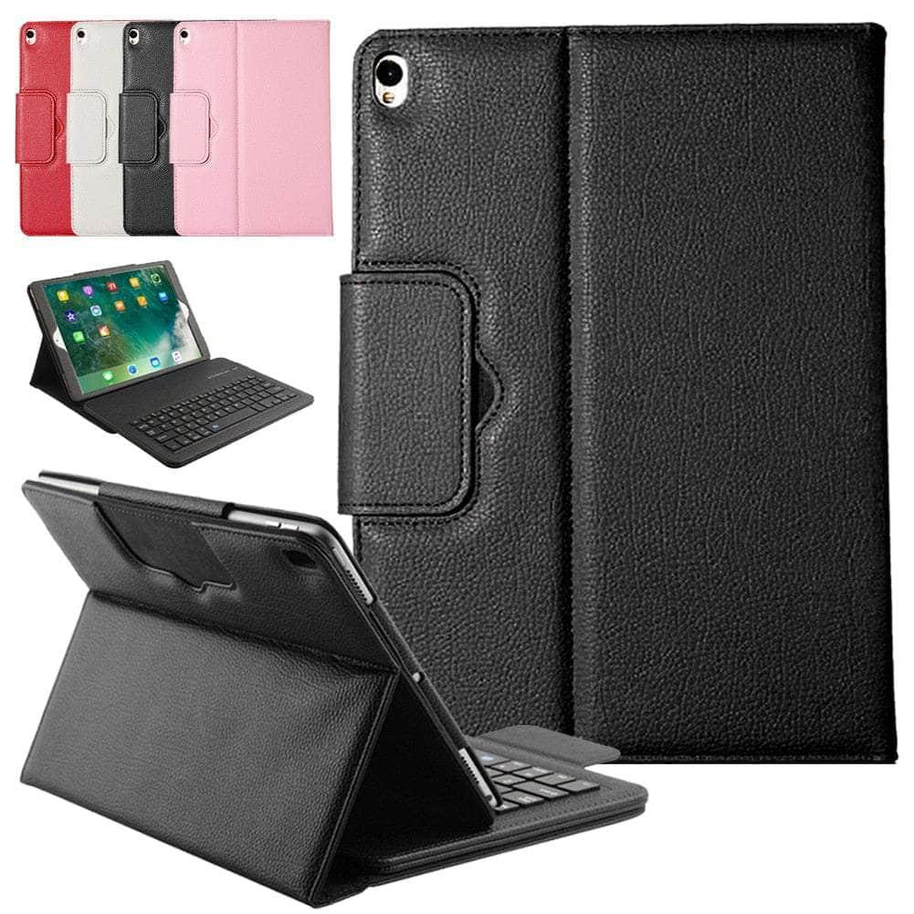 CaseBuddy Casebuddy iPad Pro 12.9 2018 Detachable Tablet Keyboard Case Leather Look Cover
