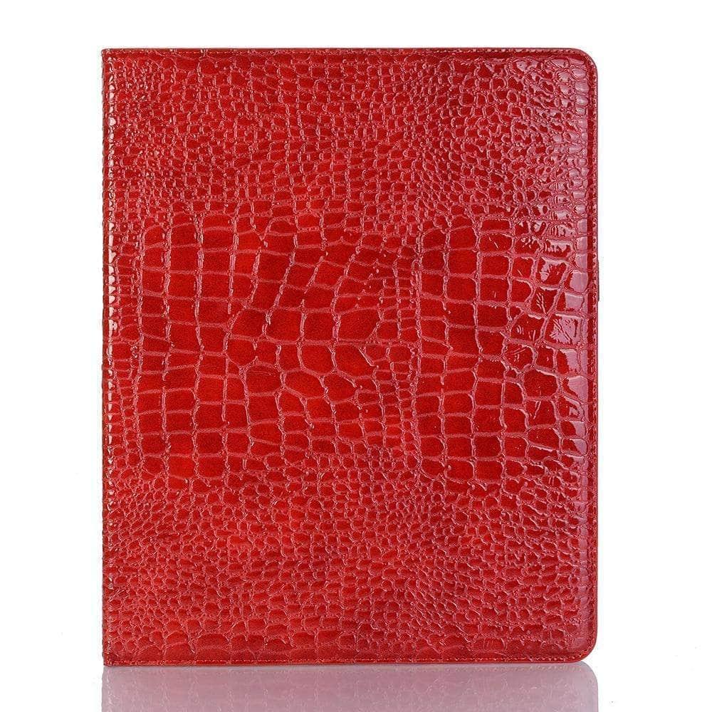 CaseBuddy Australia Casebuddy iPad Pro 12.9 2020 Premium PU Leather Crocodile Pattern Smart Case