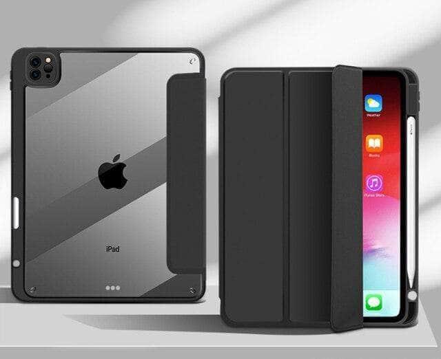 CaseBuddy Australia Casebuddy black / iPad Pro 12.9 2021 iPad Pro 2021 Apple Pencil Holder Wireless Charging Case