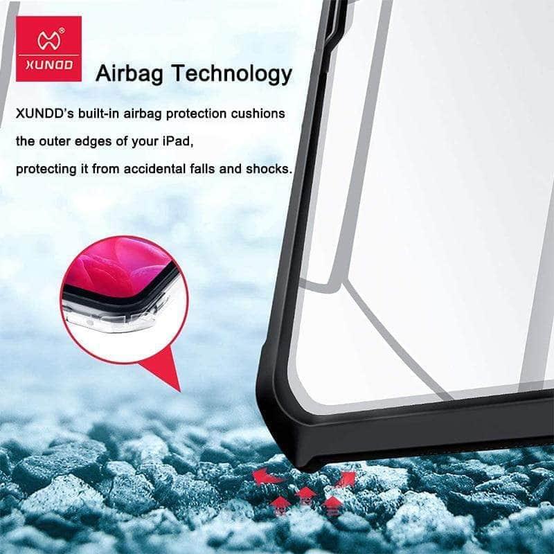 CaseBuddy Australia Casebuddy iPad Pro 2021 Xundd Airbag Shockproof Back Transparent Cover