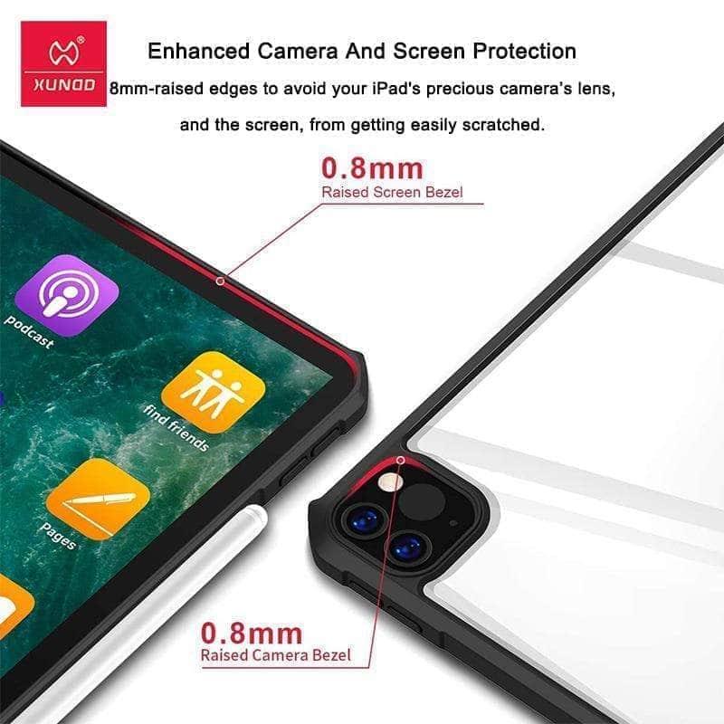 CaseBuddy Australia Casebuddy iPad Pro 2021 Xundd Airbag Shockproof Back Transparent Cover