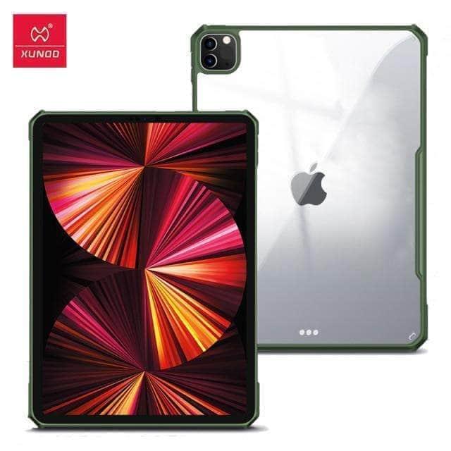 CaseBuddy Australia Casebuddy Green-1 / 2021 iPad  Pro 11 iPad Pro 2021 Xundd Airbag Shockproof Back Transparent Cover