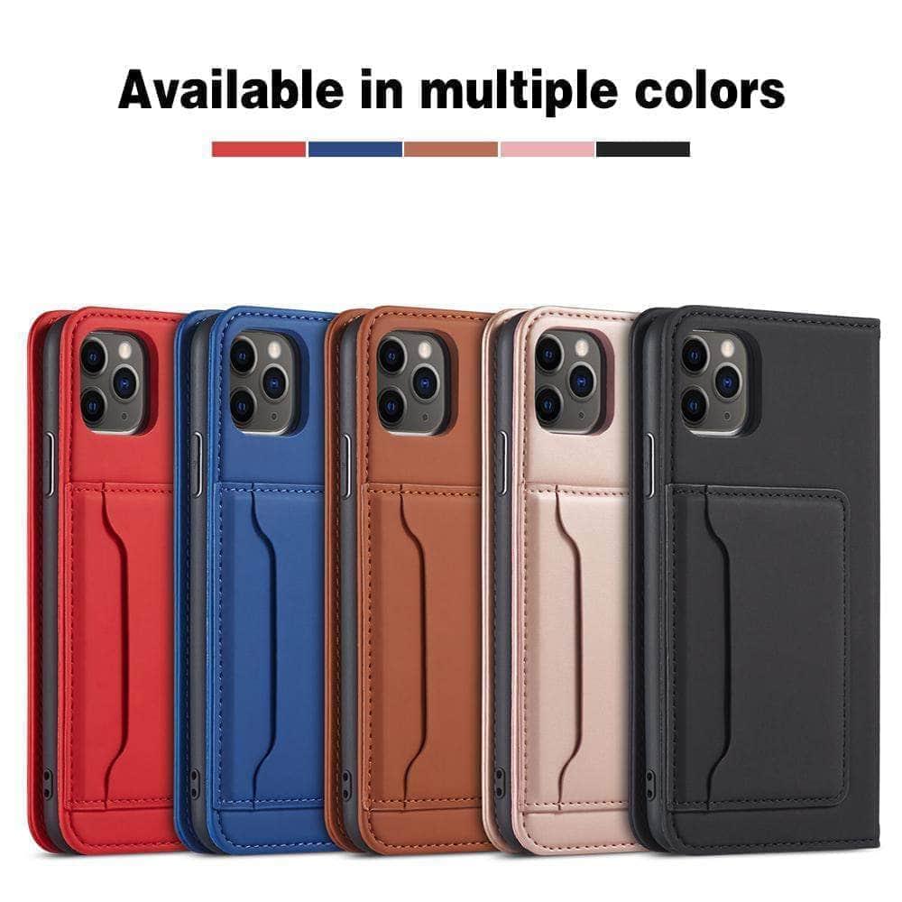 CaseBuddy Australia Casebuddy iPhone 12 11 Mini Pro Max Flip Case Thin Magnetic Card Holder