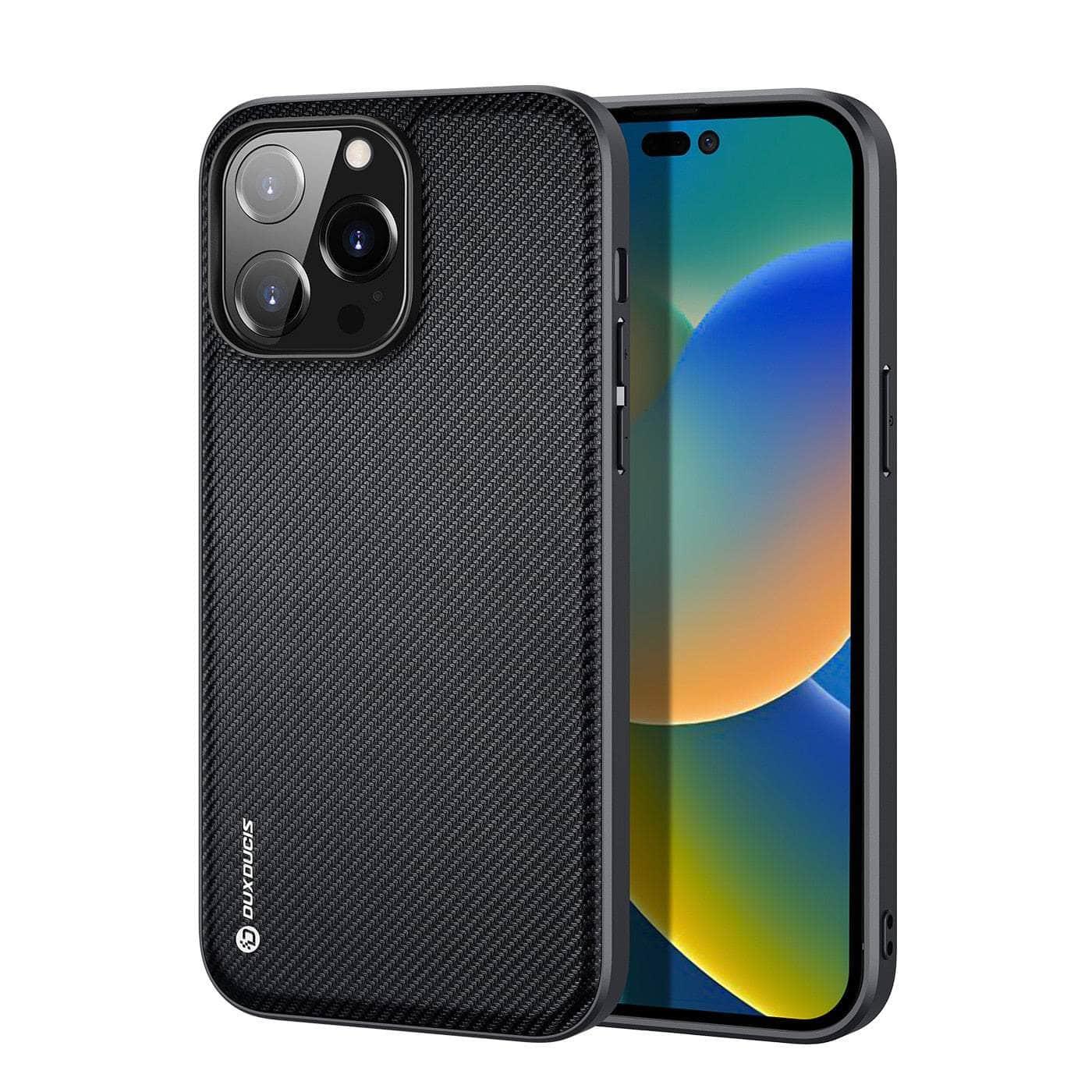 Casebuddy iPhone 14 Pro Max DUX DUCIS Woven Fabric Slim Back Case